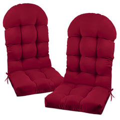 Eoieov front view of both cushions showing full coverage and neat finish