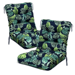 Eoieov front view of the printed flower cushion set showing colorful pattern and fit benefit