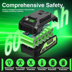 EOTTK battery USB port and four-LED indicator visible for device charging convenience