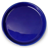 EPFamily blue saucer front view showing neat edge and protective function