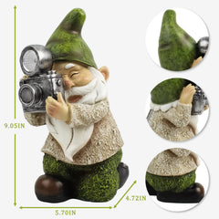 EPTUEGA gnome top view of solar panel for efficient daytime charging