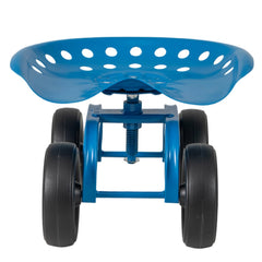 ERGOMASTER wheel and axle detail illustrating all-terrain rolling stability