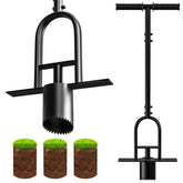 Erinaik front view showing full plugger and handle for ergonomic planting