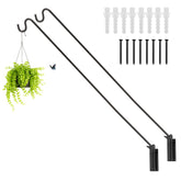 ERYTLLY front view of two wall-mounted hooks showing durable finish and shape