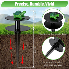 esgwork turtle hose guide closeup of green turtle head offering smooth hose guidance and reduced abrasion