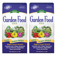 Espoma 10-10-10 front packaging showing product and benefits