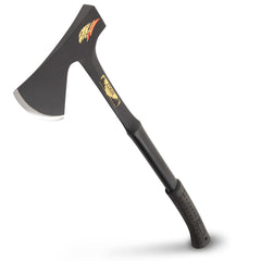 Estwing Camper's Axe front profile showing balance and ready use