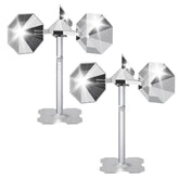 etermeish front view spinner showing reflective blades and deterrent effect