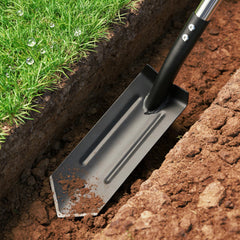 EUIJOIP front view showing full trench shovel and label, durable tool benefit