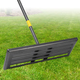 EUIJOIP front view of the 27x10 inch leveling rake showing broad blade for efficient coverage