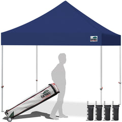 Eurmax front view of 10x10ft canopy showing professional shelter benefit