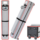 Eurmax front view of wheeled bag showing durable protection and easy transport