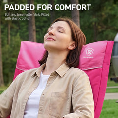 EVER ADVANCED close-up of padded fabric and stitching, highlighting comfortable support