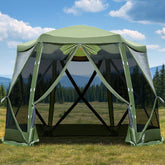 EVER ADVANCED front view of screen house showing full coverage and quick setup benefit