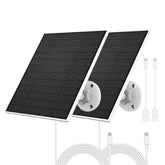 EverExceed front view of solar panel showing compact design and durable frame, ensures reliable charging
