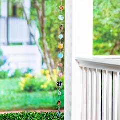 Evergreen Garden close-up of colored glass pieces showing durable attractive finish