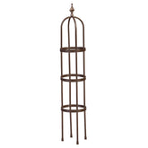 Evergreen trellis front view showing bronze finish and garden decor benefit