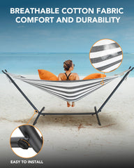 Everyfun spreader bar and adjustable hooks close-up showing anti-rollover safety