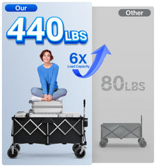 everyfun Pro folded compact in car trunk for easy transport and storage