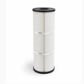 Excel XLS-802 front view showing clean pleated cartridge and secure end caps benefit reliable filtration