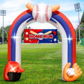 Eyourlife arch front view showing baseball graphics and entrance appeal