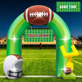 Eyourlife front view of 9ft football arch creates stadium-style entrance