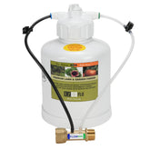 EZ-FLO front view injector showing compact design and benefit of easy installation