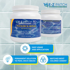 EZ PATCH close-up of mixed paste texture demonstrating smooth spreadability