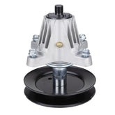 FacaBmil front view of spindle assembly showing exact-fit design and easy swap benefit