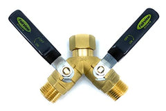Fairview front view of splitter with large handles showing durable control