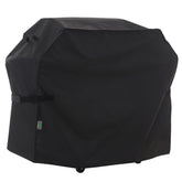 F&J Outdoors cover front view protecting a grill with clean fit and curb appeal