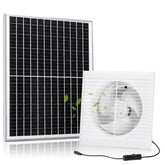 Fanspex front view of fan and panel showing compact integrated kit benefit