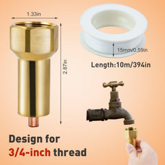 Fantang threaded connection close-up showing tight seal benefit and corrosion resistance