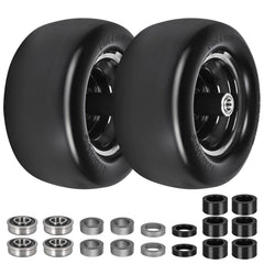Fanxier front wheel assembly installed, reliable no-flat performance