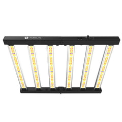 FARMLITE front view showing compact grow light bar and packaging benefit visibility