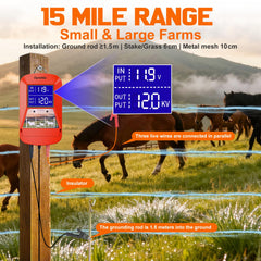 FarmNix LED display and on/off switch for easy status checks
