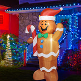 FARONZE front view of gingerbread man showing festive design and visibility