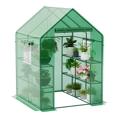 Fatazoii front exterior view showing full greenhouse protection and easy access