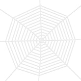 FathiSooc front packaging showing outdoor-ready spider web set and quick staging benefit