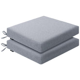 Favofamilie front view of light grey cushion set shows clean design and durable look