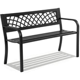 FDW bench front view showing clean silhouette and durable finish