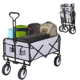 FDW folding wagon front view showing frame and load capacity benefit