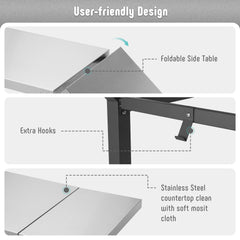 Feasto undershelf loaded with gear keeping supplies organized and within reach