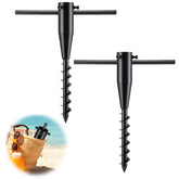 Feblomst front view of two anchors showing compact, portable metal design and durable hold