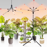 FECiDA front view of stand grow light showcasing sleek design and bright output