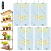 FECiDA front view of LED panel showing even light for plants and energy savings