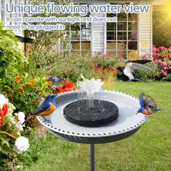Feemiyo lotus nozzle closeup highlighting fountain detail and gentle water flow