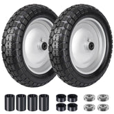 FEILOONG front view of complete wheel assembly showing ready-to-install design and durability
