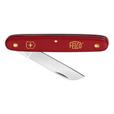 FELCO 3.90 50 front view with red nylon handle showing ergonomic grip and control