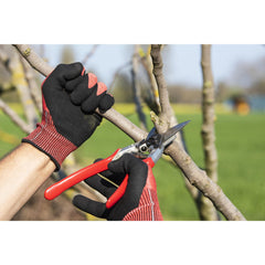 FELCO F-13 open blades highlighting hardened steel for consistently clean cuts